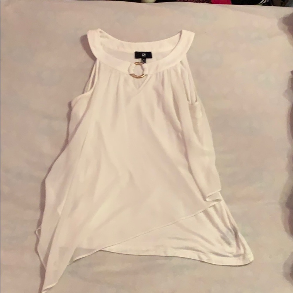 White formal tank top